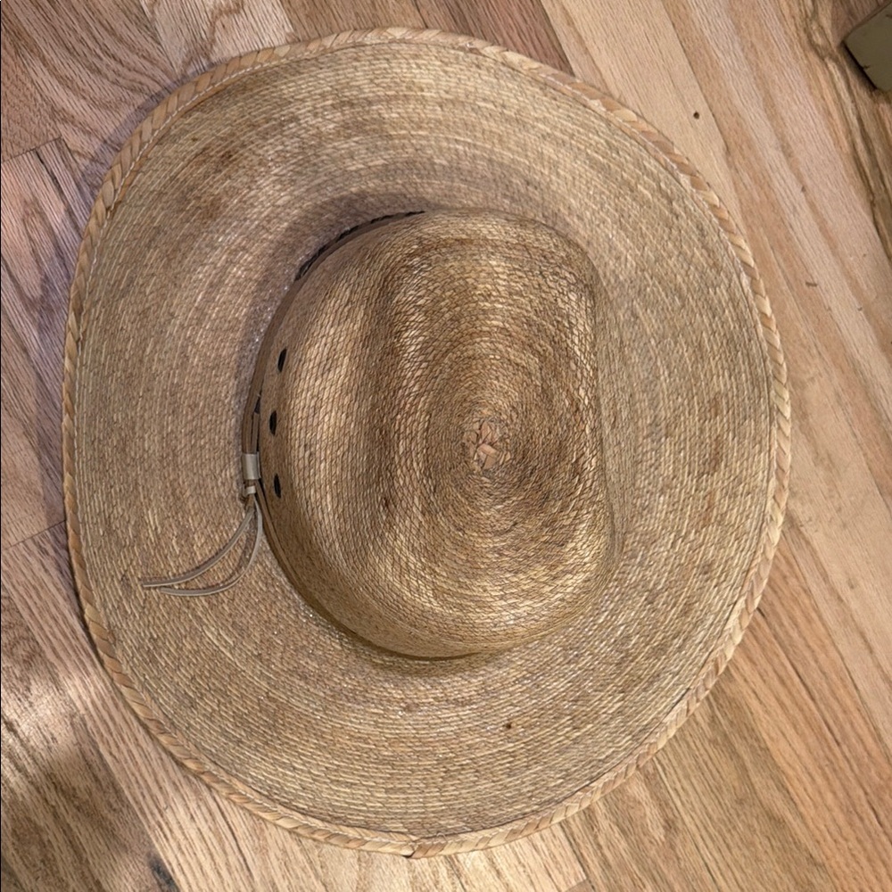 Kids Natural Straw Sun Hat - Neutral